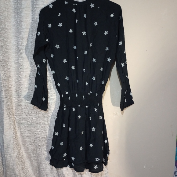 Rails jasmine smocked waist dress in black rivet star - Picture 3 of 8
